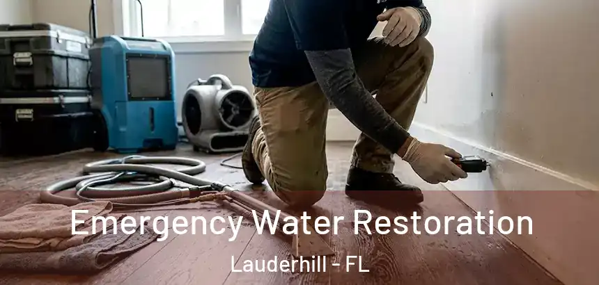Emergency Water Restoration Lauderhill - FL
