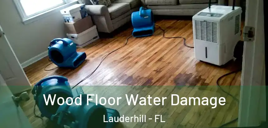 Wood Floor Water Damage Lauderhill - FL